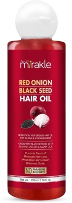 proveda Organic Mirakle Red Onion Black Seed  Hair Oil(200 ml)