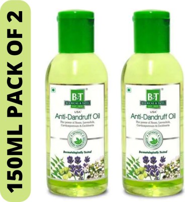 Boericke & Tafel B&T HOMEOTRADE Anti-Dandruff Hair oil PACK OF 2 Hair Oil(300 ml)