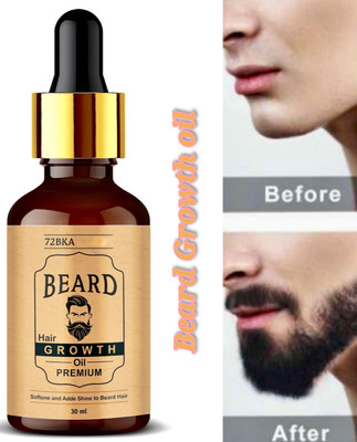 72BKA Beard Growth Oil For Men k5 Hair Oil(30 ml)