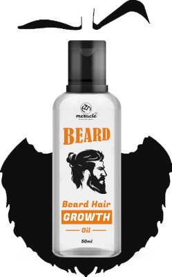 meracle Beard Growth Oil |2X Faster,Thicker, Strengthens with Moisturizes & Manageable Hair Oil(50 ml)