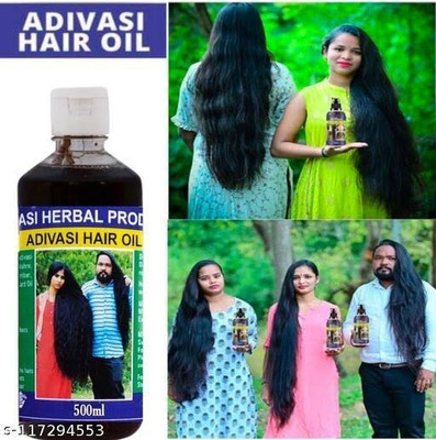 Adivasi Hair Oil 500ml -BLUE Hair Oil(500 ml)