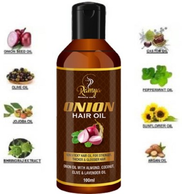 AARADHYAM 7X Onion Hair Oil Enrich with Vitamin E & Natural Actives for Hair Growth Hair Oil(100 ml)