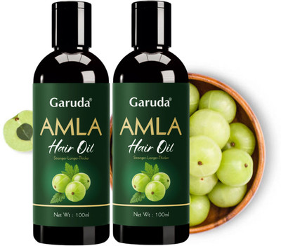 Garuda Amla Hair Oil – Ideal for Dull & Lifeless Hair - Pack of 2 Hair Oil(100 ml)