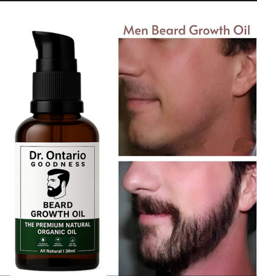 Ontario Advanced Beard Growth Oil With Argan Oil For Thicker And Healthier Hair OilAX61 Hair Oil(30 ml)