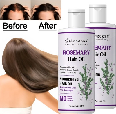 satroopaa rosemary hair oil | rosemary leaves hair oil | rosemary oil hair growth Combo Hair Oil(300 ml)