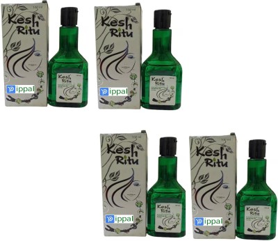 PIPPAL Kesh Ritu Hair Oil with Herbs Hair Oil (400 ml) Pack of 4 Hair Oil(400 ml)