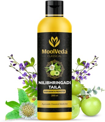 moolveda Nilibhringadi Taila | Improves hair growth and impart natural color Hair Oil(200 ml)