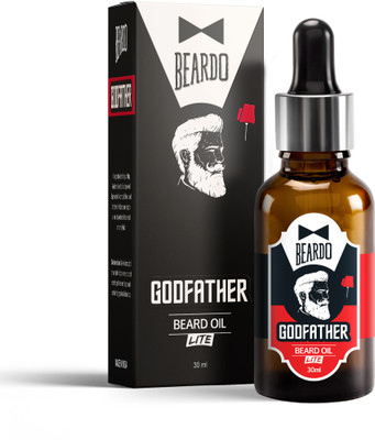 BEARDO Godfather Lite Beard and Moustache Oil For Men 30 ml|Non-Sticky, Light Beard Oil Hair Oil(30 ml)