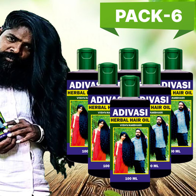 Adivasi Ayurvedic strong roots oil, privents hair fall good for hair growth Hair Oil(600 ml)