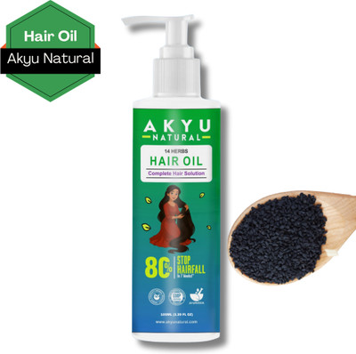 Akyu-Natural Hair Oil for Stronger Roots and Reduced Hair Fall Hair Oil(100 ml)