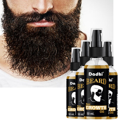 Dadhi Beard Oil – 50ml Enriched with Ayurvedic Goodness (Pack of 4) Hair Oil(50 ml)