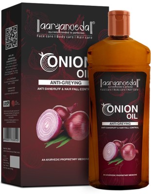 Aaryanveda Red Onion Oil & Black Seed Oil Hair Fall Control Repair Dull & Damaged Hair Hair Oil(200 ml)