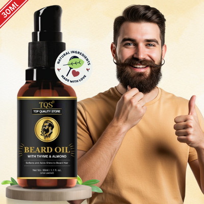 TQS Beard Oil for Men Natural Shine and Dadi Growth Herbal Oil Hair Oil(30 ml)