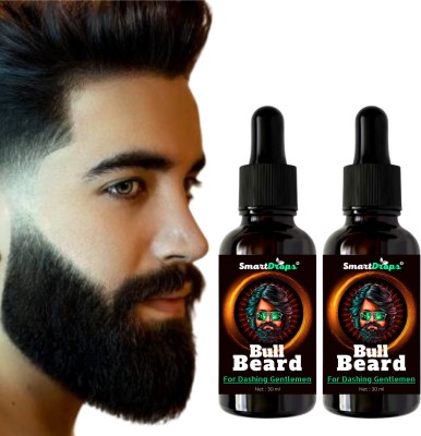 smartdrops Supreme Quality Beard Growth Oil With Advanced Formula Based  Hair Oil(60 ml)