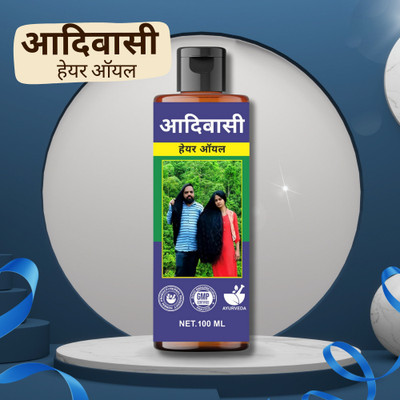 aadikesh Adibasi Hair Oil - Lightweight Oil for Voluminous, Luscious Hair Hair Oil(100 ml)