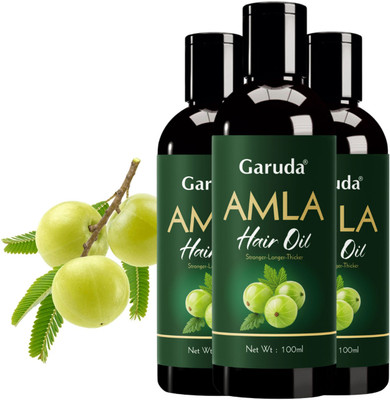 Garuda Amla Hair Oil – Natural Way to Boost Hair Health - Pack of 3 Hair Oil(100 ml)