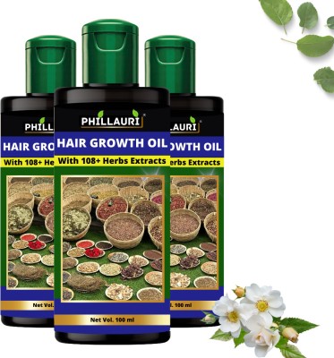 Phillauri Hair oil Jbuti Hair oil Pack 3 Hair Oil(300 ml)