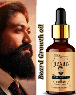 72BKA beard growth oil 30 ml natural oils Jojoba Oil,Nourishment & Strengthening f14 Hair Oil(1 ml)