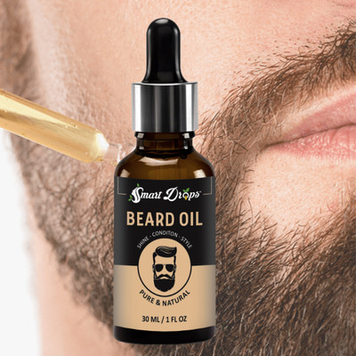 smartdrops Beard Oil with Herbs Oil For thicker and fuller looking beard Hair Oil(30 ml)