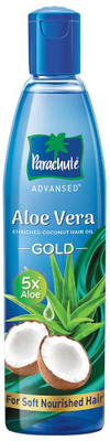 Parachute Advansed Aloe Vera Enriched Coconut Gold, 5X , Makes Sooperr Soft Hair Oil(400 ml)