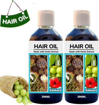 Sonavi oil for Long, Healthy & Strong Hair Hair Oil(400 ml)