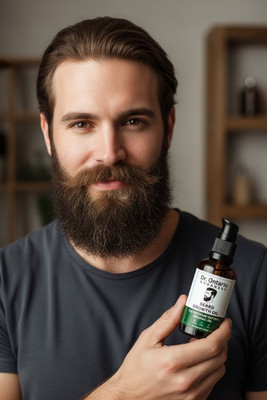 Ontario Goodness Dr. Ales Fast & Advanced Beard & Mustache Growth Oil for MenAX9963 Hair Oil(30 ml)