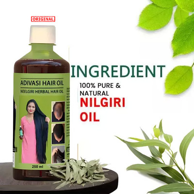 Adivasi 108 Ayurvedic Medicine Mix A1 Herbal  Hair Oil(250 ml)