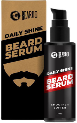 BEARDO Beard Serum, 50 ml | Daily use beard serum for men | Softens Rough Beard |Shines & Nourishes Dry Beard | All Day Moisturising | Paraben Free | Sulphate Free Hair Oil(50 ml)