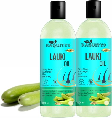 RAQUITYS LAUKI STRESS RELIEF HAIR OIL 1000ML (PACK OF 2)  Hair Oil(200 ml)