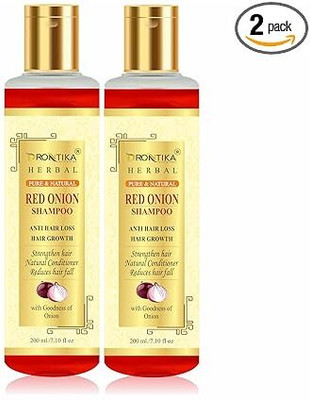 DRONTIKA WILD & PURE Herbal Red Onion Shampoo/Hair Cleanser(400 ml)