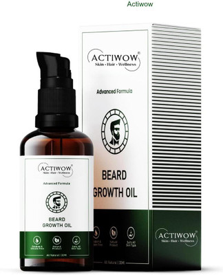 ACTIWOW Beard Growth Oil That Prevents Beard Tangling During Sleep Hair Oil(30 ml)