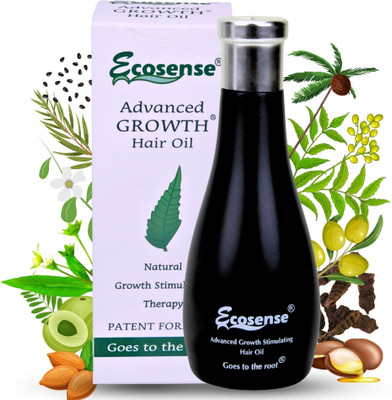 Ecosense Advance Growth Hair Oil | Ayurvedic Formula with Natural Herbs, (100ml) Hair Oil(100 ml)