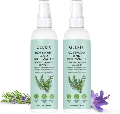 QLERIX Rosemary & Rice water Spray Mist for Hair Regrowth for Men and Women Hair Oil(200 ml)