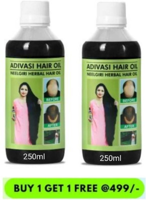 Adivasi pista 500ml pack of 1 Hair Oil(500 ml)