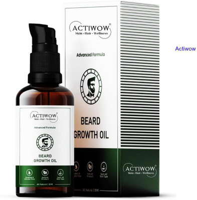 ACTIWOW Beard Growth Oil with Ginger for Beard Stimulation Hair Oil(30 ml)