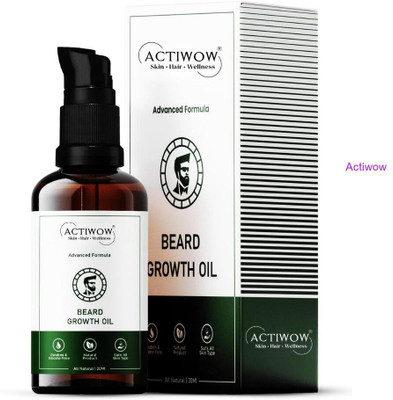ACTIWOW Beard Growth Oil That Cares for Beard and Skin Together Hair Oil(30 ml)