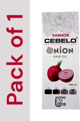 SARMOR cebelo onion hair oil reduce hair damage and hair fall all hair types Hair Oil(100 ml)