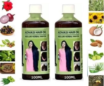 Adivasi ALMOND WITH NEELGIRI HERBAL HAIR OIL Hair Oil(200 ml)