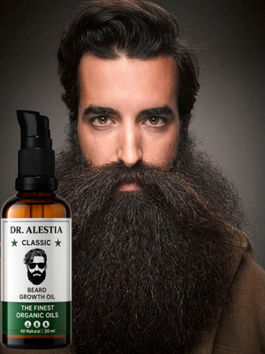 dr. alestia Beard Oil for Men Fast Growth & Soft Beard with Beard Growth Oil Hair Oil(30 ml)