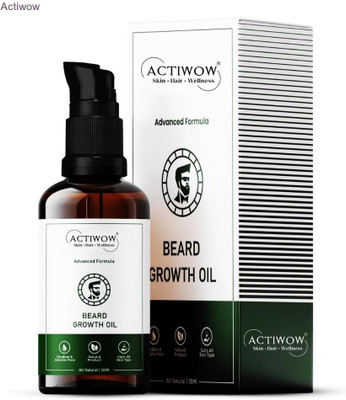 ACTIWOW Beard Growth Oil That Grows Beard Evenly and Quickly Hair Oil(30 ml)