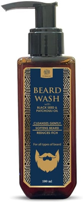 Almasnoon Beard Wash With Black Seed & Patchouli Oil 100ml (Pack of 1) Hair Oil(100 ml)
