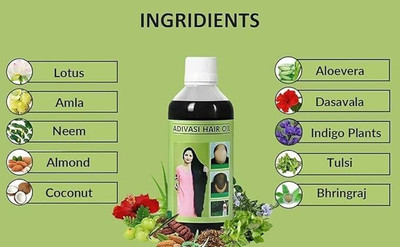 Adivasi Herbal hair oil Hair fall & Hair Growth Hair Oil _100ML Hair Oil(100 ml)