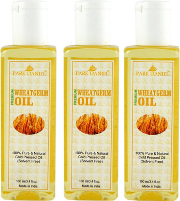 PARK DANIEL Premium Cold Pressed Wheatgerm oilCombo pack of 3 bottles of 100 ml(300 ml) Hair Oil(300 ml)