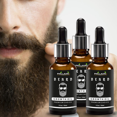 Phillauri Deeply Hydrates & Nourishes Beard Hair Oil | Healthy & Strong Beard Hair Oil(90 ml)