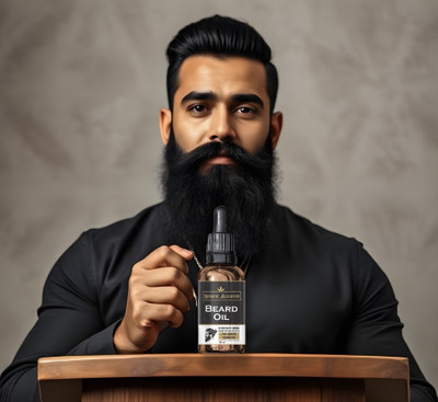 ORGANIC ALLIGATOR premium beard growth oil for perfect kept beard/ SLS and paraben free  Hair Oil(30 ml)