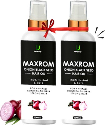 Herbal Joy MAXROM ONION HAIR OIL FOR HAIR GROWTH & HAIR FALL Hair Oil(200 ml)