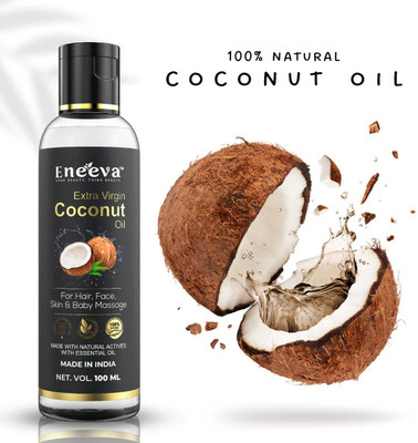 eneeva extra virgin coconut oil for face Hair Oil(100 ml)