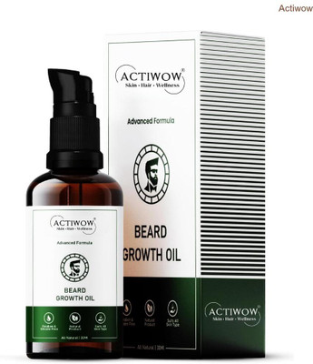 ACTIWOW Beard Growth Oil That Encourages Bold and Uniform Beard Growth Hair Oil(30 ml)