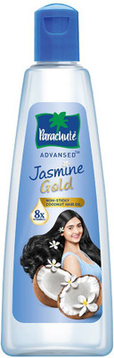 Parachute Advansed Jasmine Gold Non-Sticky Coconut Oil With 8X Vitamin-E For Super Shiny Hair Oil(500 ml)