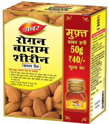 Dabur Roghan Badam Shireen ,Pure sweet Badam oil 50ml Hair Oil(50 ml)